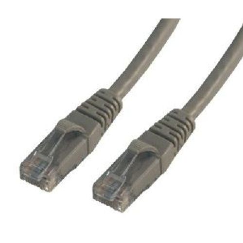 MCL Samar - Cordon de raccordement - RJ-45 (M) pour RJ-45 (M) - 5 m - UTP - CAT 6a - gris