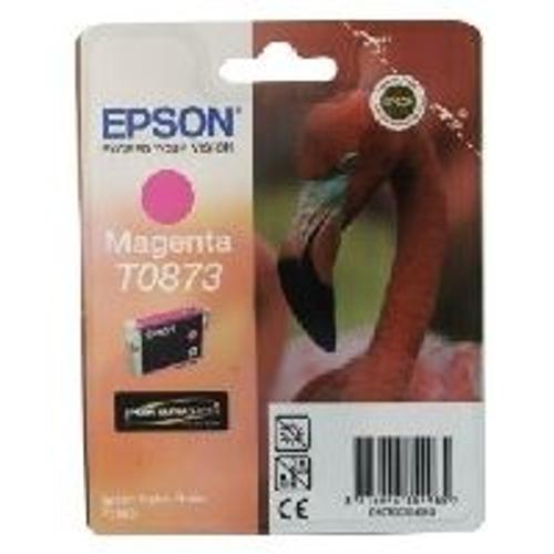 Epson t0873 cartouche d impression 1 x magenta emballage coque avec alarme radioelectrique consommable