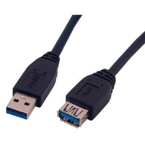 MCL - Rallonge de câble USB - USB type A (M) pour USB type A (F) - USB 3.0 - 1.8 m - noir