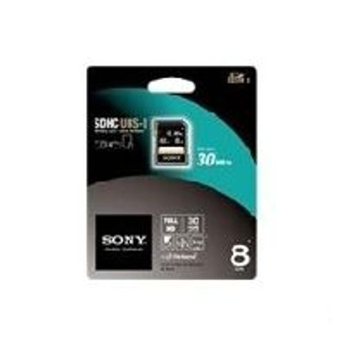 Sony - Carte mémoire flash - 8 Go - Class 6 - SDHC UHS-I - pour Handycam HDR-CX250E