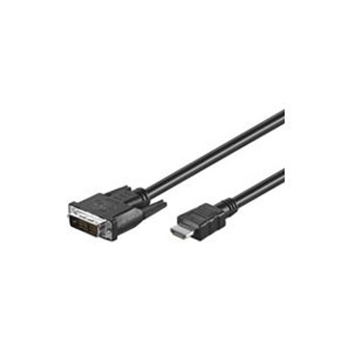 M-CAB - Câble adaptateur - HDMI mâle pour DVI-D mâle - 3 m - noir
