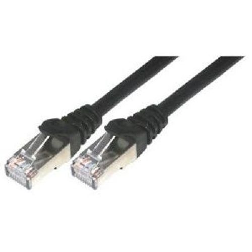 MCL Samar - Cordon de raccordement - RJ-45 (M) pour RJ-45 (M) - 2 m - CAT 6 - noir