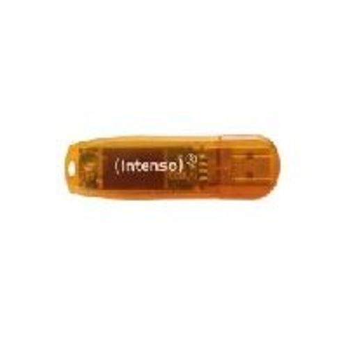 PENDRIVE 64GB USB2.0 INTENSO RAINBOW NARANJA