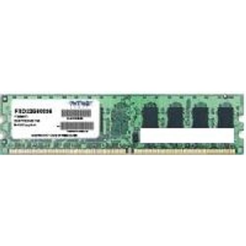 Patriot Signature Line - DDR2 - module - 2 Go - DIMM 240 broches - 800 MT/s / PC2-6400 - CL6 - mémoire sans tampon - non ECC