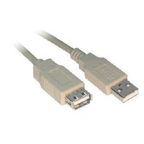 MCL - Rallonge de câble USB - USB (M) pour USB (F) - USB 2.0 - 50 cm - noir