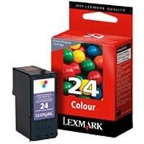 Cartouche d'encre Lexmark 24 Couleur (cyan, magenta, jaune)