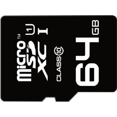 EMTEC Mini Jumbo Ultra - Carte mémoire flash (adaptateur microSDXC vers SD inclus(e)) - 64 Go - UHS Class 1 / Class10 - micro SDXC