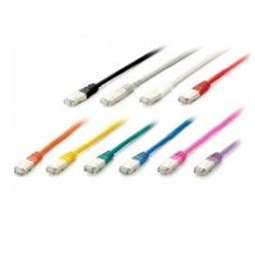 equip - Cordon de raccordement - RJ-45 (M) pour RJ-45 (M) - 2 m - Paire torsadée blindée (SSTP) - CAT 6 - sans halogène, moulé, bloqué - gris