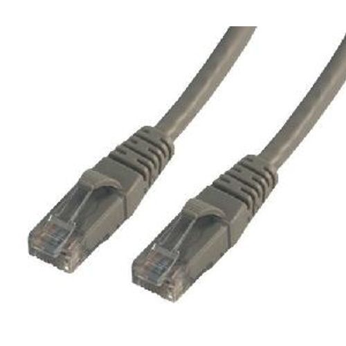MCL Samar - Cordon de raccordement - RJ-45 (M) pour RJ-45 (M) - 2 m - UTP - CAT 6a - gris