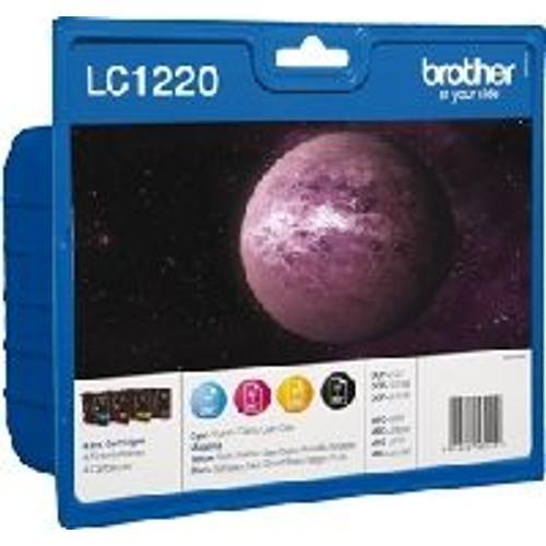 Brother lc1220valbp cartouche d impression 1 x noir jaune cyan magenta boitier rigide