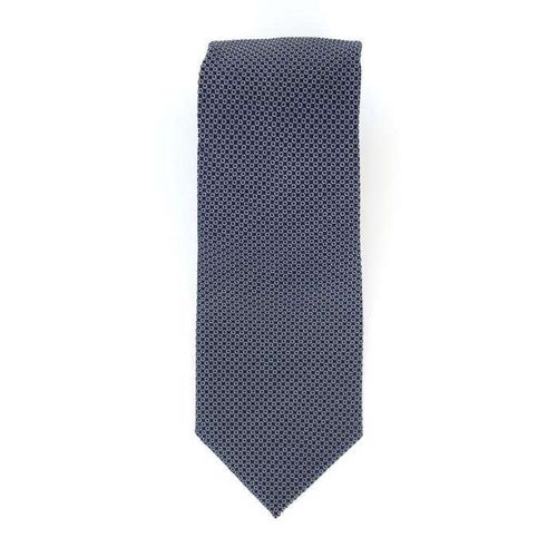 Cotton Park - Cravate 100% Soie Bleue Marine - Homme