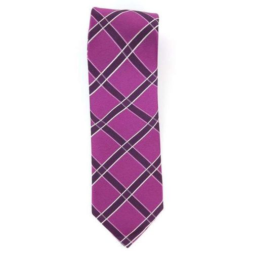 Cotton Park - Cravate 100% Soie Fuschia - Homme