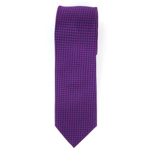 Cotton Park - Cravate 100% Soie Violette - Homme