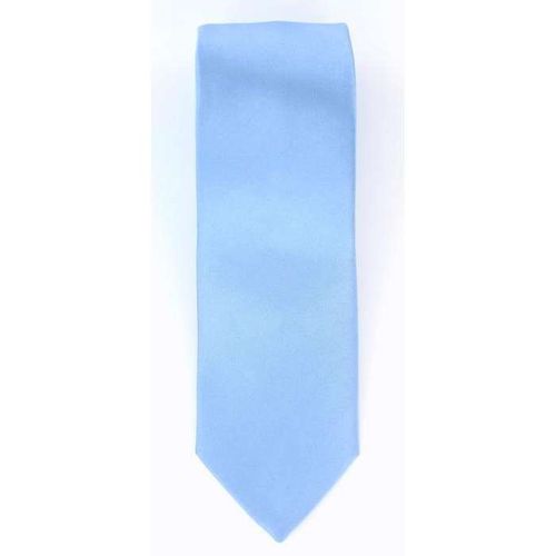 Cotton Park - Cravate 100% Soie Bleue Ciel - Homme