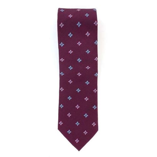 Cotton Park - Cravate 100% Soie Violette - Homme