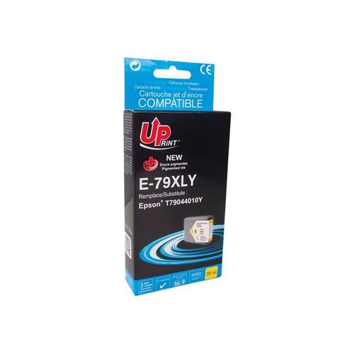 UPrint E-79XLY - 25 ml - jaune - cartouche d'encre (équivalent à : Epson 79XL ) - pour Epson WorkForce Pro WF-4630DWF, WF-4640DTWF, WF-5110DW, WF-5190DW, WF-5620DWF, WF-5690DWF