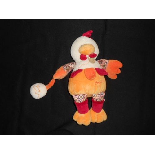 Doudou Peluche Poule Poupilou Avec Son Oeuf - Doudou Et Compagnie
