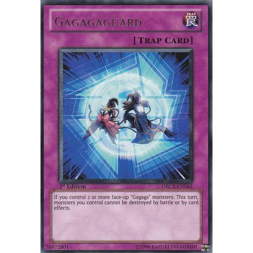 Carte Yu-Gi-Oh - Gagagaguard ( Gagagagarde ) - Orcs-En065 - Rare - 1st Edition - Order Of Chaos -