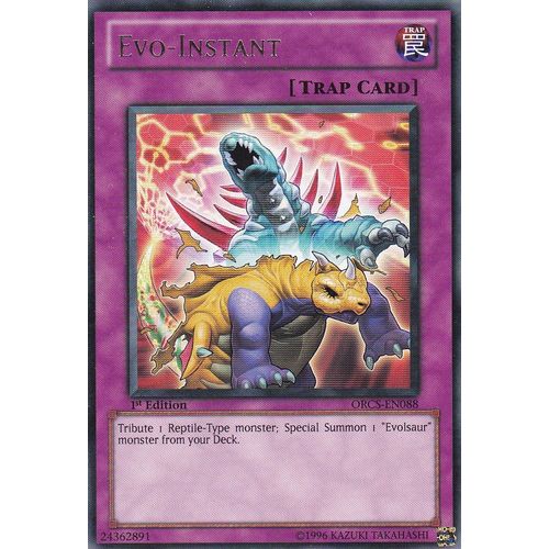 Carte Yu-Gi-Oh - Evo-Instant ( Rapide-Evo ) - Orcs-En088 - Rare - 1st Edition - Order Of Chaos -