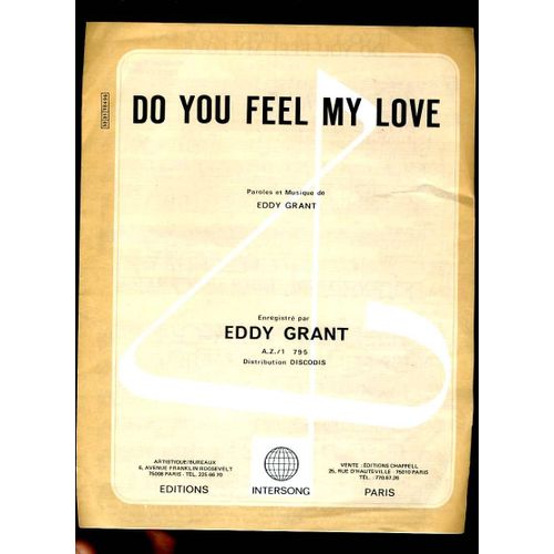 Eddy Grant Do You Feel My Love 