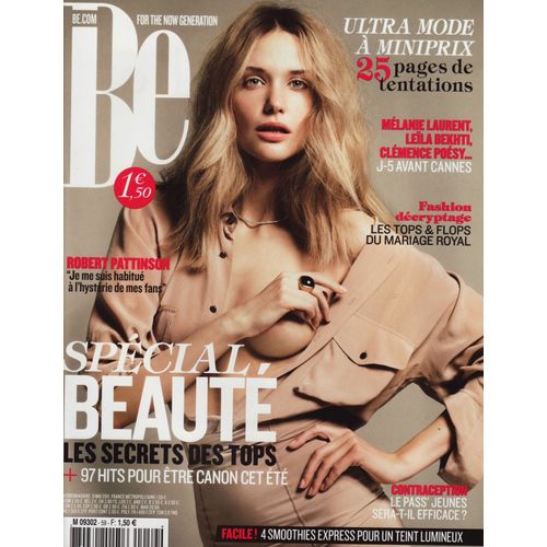 Be / 06-05-2011 N°59 : Robert Pattinson (2p) - Estelle Lefébure (3p) - Clémence Poésy (2p)