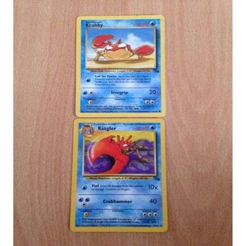 Krabby 50hp (51/62) + Kingler 60hp (38/62) 