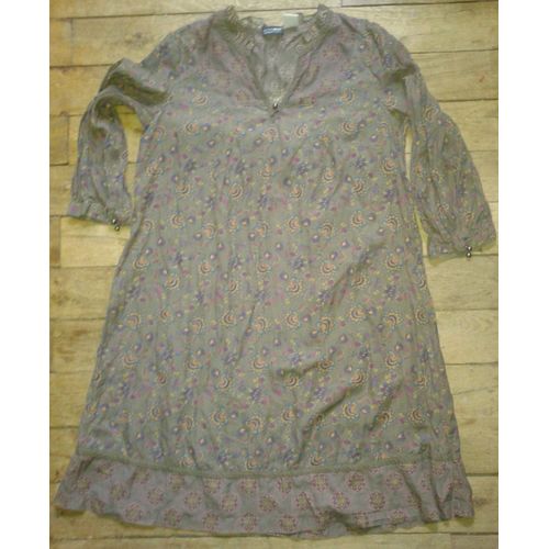 Robe Taille 40 Manches Longues Soie Active Wear