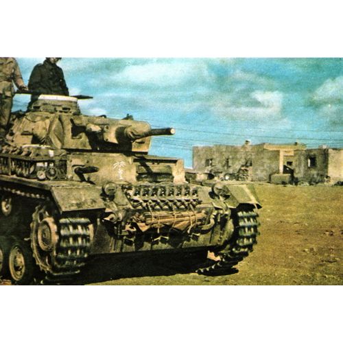 Ww2 - Char Tigre Allemand En Tunisie