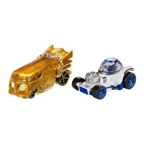 Coffret 2 Véhicules Hot Wheels : Star Wars : R2-D2 Et C-3po