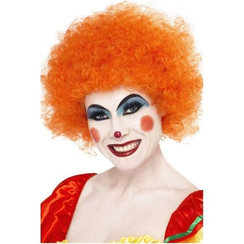 Perruque Afro Orange Adulte