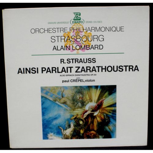 Strauss Also Sprach Zarathustra Lombard Blue & White Label Lp Nm -, Cv Ex