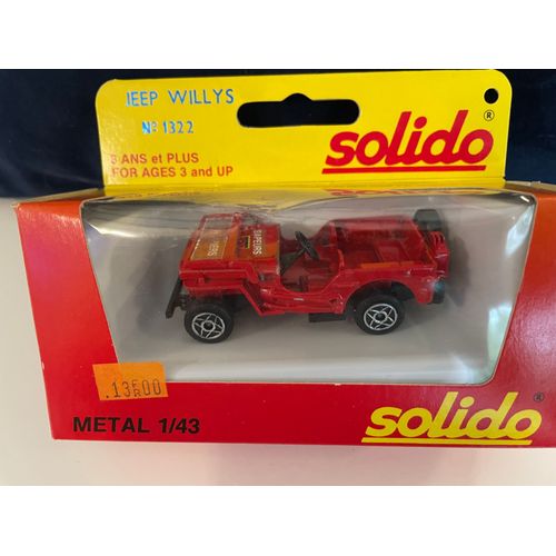 Solido 1/43 - Jeep Willys Sapeurs Pompiers