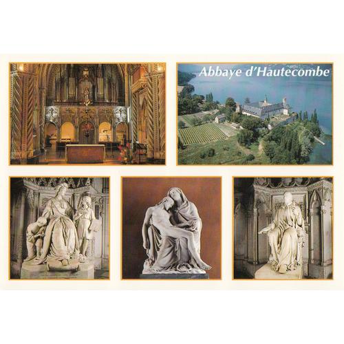 Abbaye D' Hautecombe, " Le Sanctuaire De L'église, La Statue De La Reine Marie Christine, La Pièta Et La Statue Du Roi Charles Félix ", Savoie.