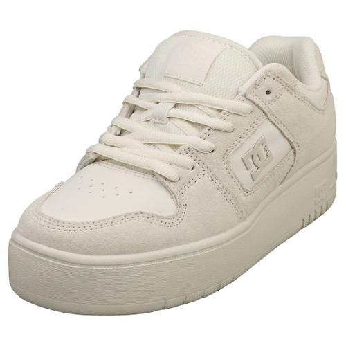 Dc Shoes Manteca 4 Platform Baskets Patin Blanc