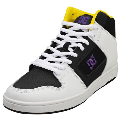 Dc Shoes Manteca 4 Hi Baskets Patin Noir Blanc