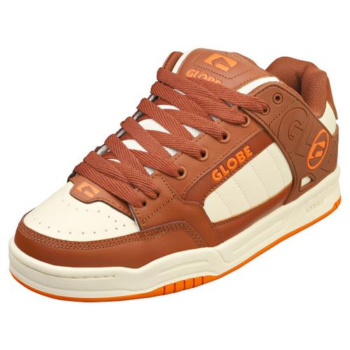 Chaussures Globe Tilt Pour Hommes - Baskets De Skate En Cuir Et Synthétique, Antique Mocha - 40 1/2