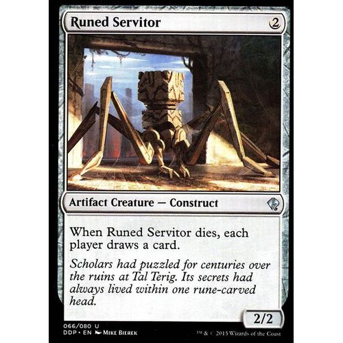 Runed Servitor - Zendikar Vs Eldrazi Vo - U