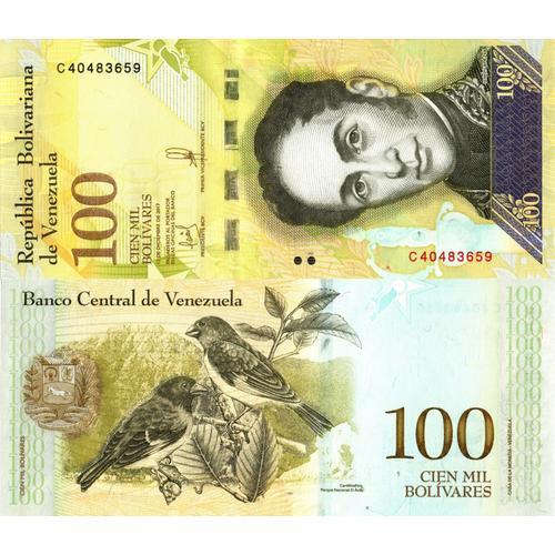 Venezuela / 100.000 Bolivares / 2017 / P-100(B) / Unc