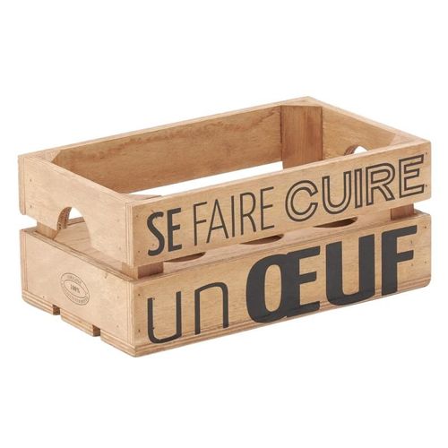 Boite à oeufs en bois - Se faire cuire un oeuf Boîte à Oeufs