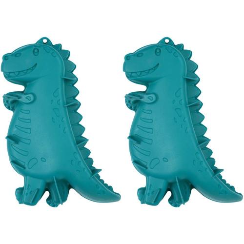 Moule À Gâteau En Silicone Dinosaure (Lot De 2)