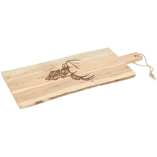 Grande Planche À Découper En Bois D'acacia - Cerf Grand Modèle