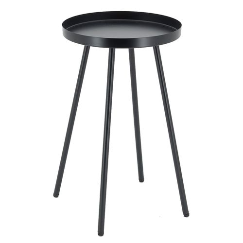 Table Basse En Métal Ø 30 H 50 Noir