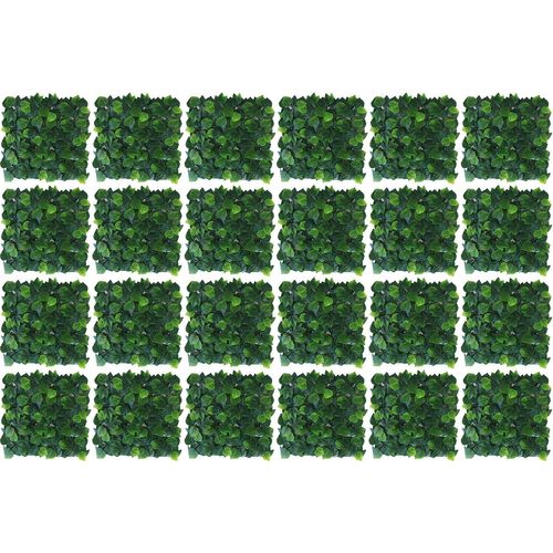 Plaques Clipsables De Feuillage Artificiel 6m² (Lot De 24) Lierre De Boston