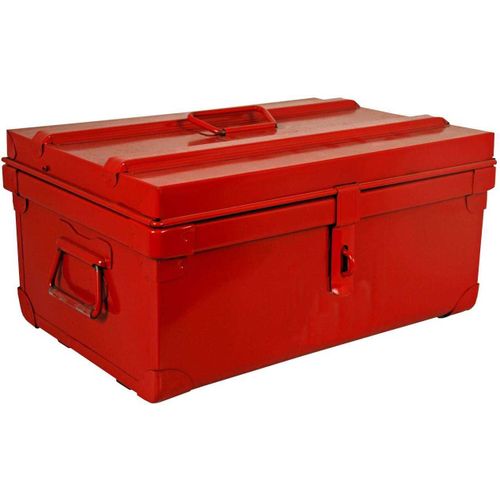 Coffre de rangement en acier Rouge Coffre de rangement 57 cm