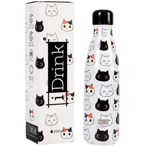 Bouteille Isotherme Décorée 500 Ml Chats