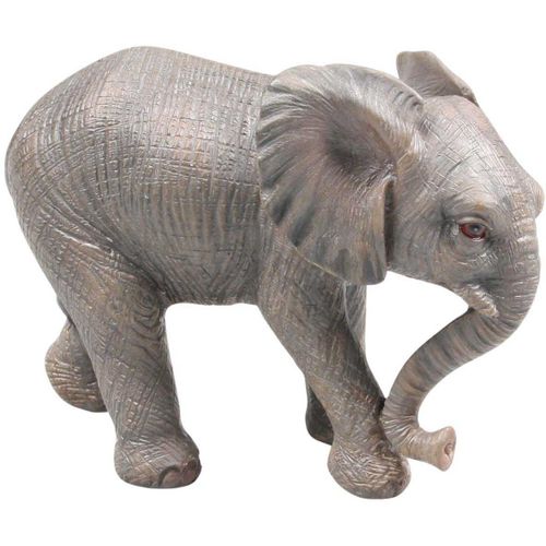 Eléphant En Résine Taille 2 (21 X 11 X 16 Cm)