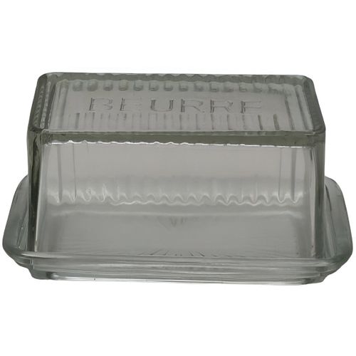 Beurrier En Verre Strié Cook