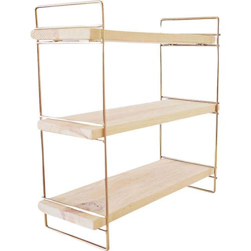 Etagère En Bois Et Métal Rafi