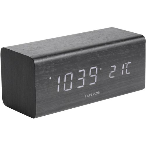 Réveil rectangulaire en bois Block