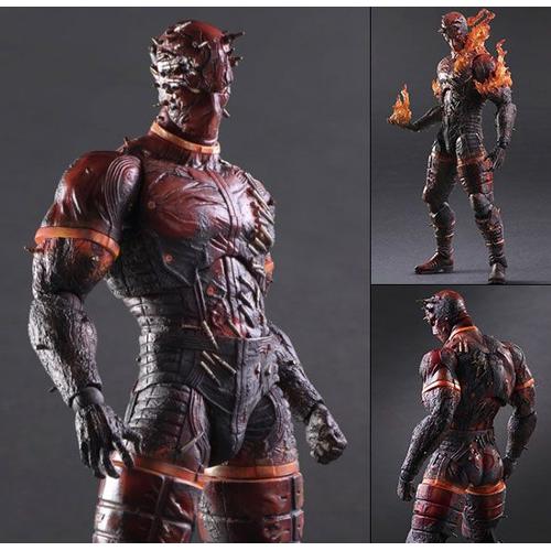 Metal Gear Solid V The Phantom Pain Play Arts Kai Figurine Burning Man 29 Cm
